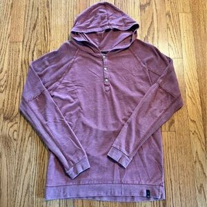 Men’s Burnside Maroon Snap Up Hoodie
